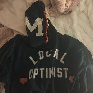 Madhappy limited edition Local Optimist navy hoodie size small